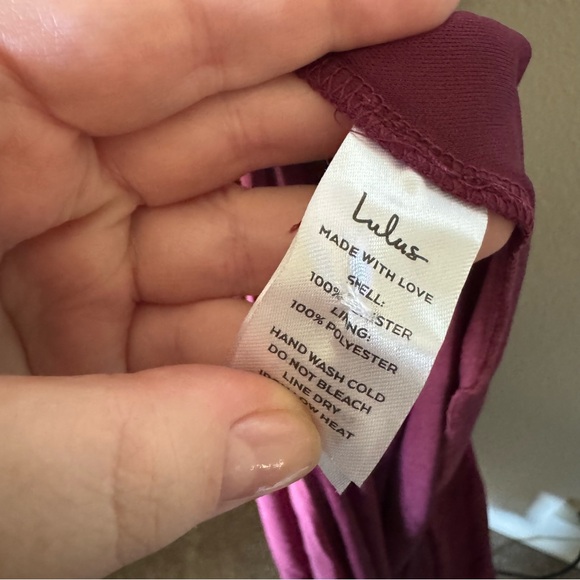 Lulus | All My Life Burgundy Long Sleeve Maxi Dress - Picture 7 of 9